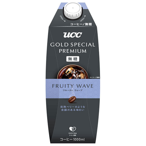 UCC GOLD SPECIAL PREMIUM Fruity Wave Sugar Free 1000ml paper pack x 12 pieces [Shipped in Japan]
