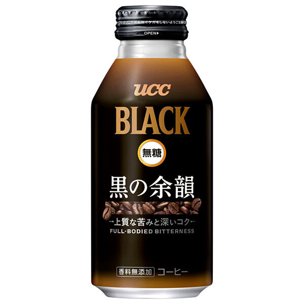 UCC BLACK Unsweetened Black Aftertaste 375g Recap Can x 24 Cans [Ships from Japan] 