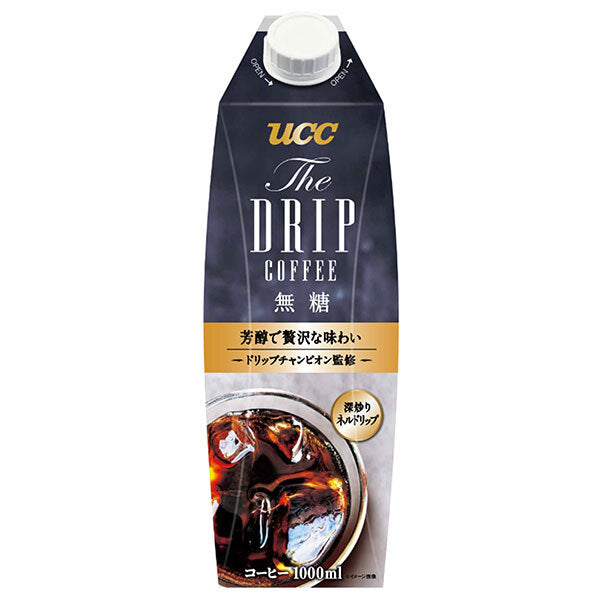 UCC UCC The DRIP COFFEE Sugar-free 1000ml paper pack x 12 pieces [Shipped in Japan]