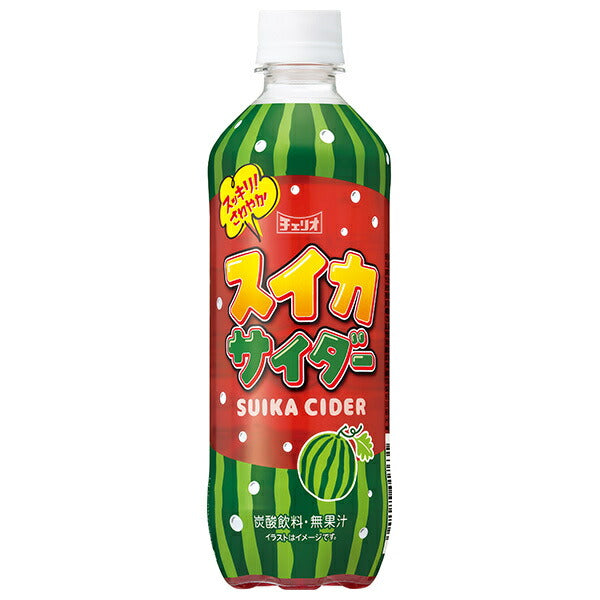 Cheerio Watermelon Cider 500ml plastic bottle x 24 pieces [shipped in Japan]