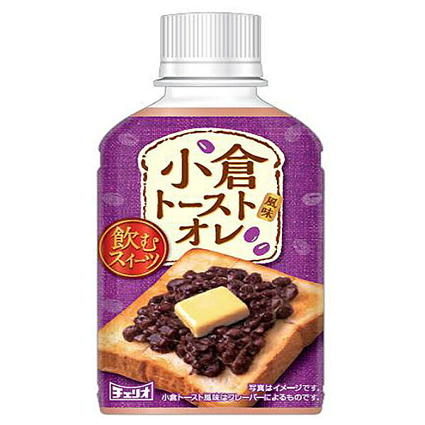 Cheerio Drinkable Dessert Ogura Toast-Flavored Milk Beverage 280ml x 24 Bottles [Ships from Japan]