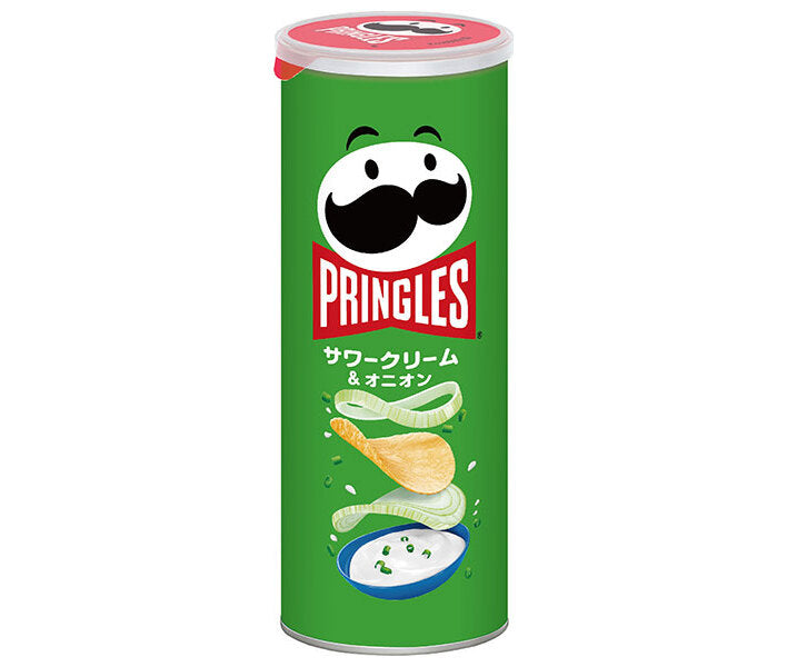 Kellogg's Pringles Sour Cream & Onion, 105g x 8 packs [Ships from Japan] 