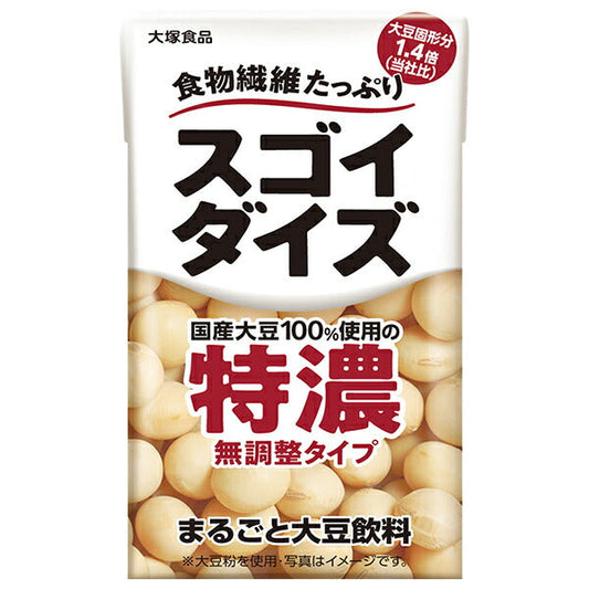 Otsuka Foods Sugoi Daizu Extra Rich Unsweetened Soy Sauce, 125ml Paper Pack x 24 Bottles [Ships from Japan] 