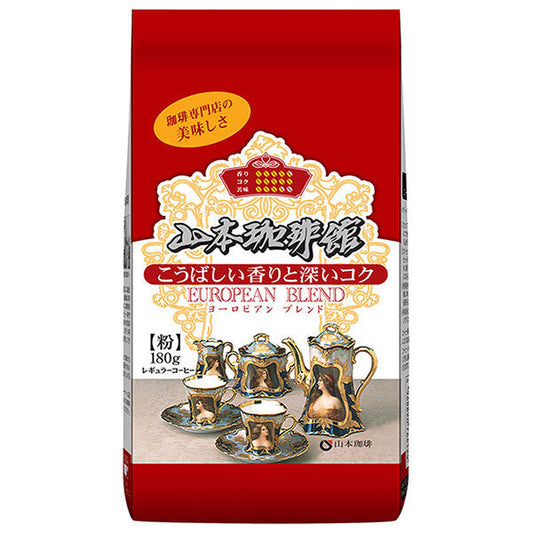Yamamoto Coffee Yamamoto Coffee House European Blend 180g x 12 bags [Ships from Japan] 