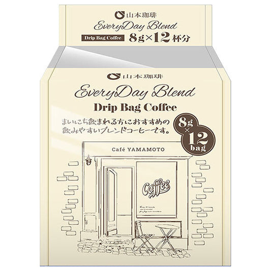 Yamamoto Coffee Everyday Blend Drip Bag (8g x 12P) x 6 bags [Shipped in Japan]
