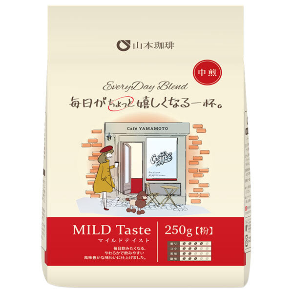 Yamamoto Coffee Everyday Blend Mild Taste 250g x 12 bags [Shipped in Japan]