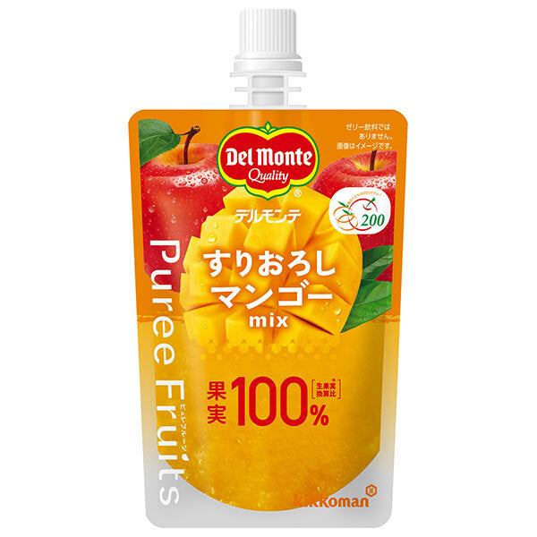 デルモンテ ピュレフルーツ すりおろしマンゴーミックス 110gパウチ×30本入【日本出荷】
