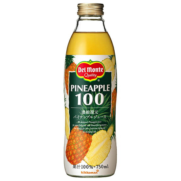 Del Monte Pineapple 750ml bottle x 6 bottles [shipped in Japan]