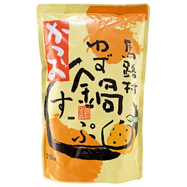 馬路村農協 馬路村 ゆず鍋すーぷ かつお 700g×12袋入【日本出荷】