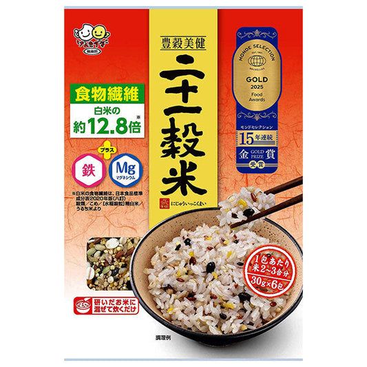 Seedsho 21-grain rice stick (30g x 6) x 12 bags [shipped in Japan]