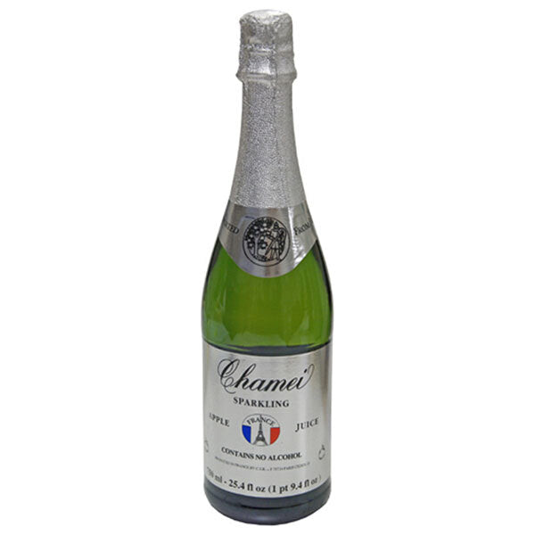 Seijo Ishii Chamei Sparkling Apple Juice, 750ml Bottles x 12 [Ships from Japan]