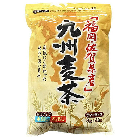 ちきりや 福岡 佐賀県産 九州麦茶ティーパック (8g×40袋)×20袋入【日本出荷】