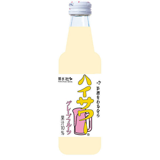 Hakusuisha Home High Sour Grapefruit 360ml Bottle x 24 Bottles [Ships from Japan] 