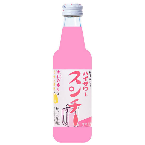 博水社 ハイサワー スンチー 杏仁檸檬 340ml瓶×20本入【日本出荷】