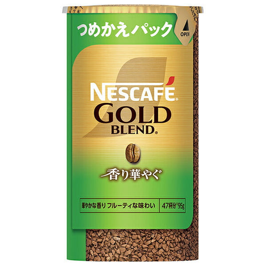 Nestle Japan Nescafé Gold Blend, Fragrant Eco & System Pack [Barista Refill] 95g x 12 [Ships from Japan] 