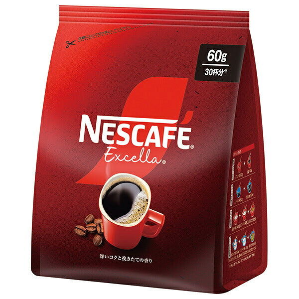 Nestlé Japan Nescafe Excela Refill Bag 60g x 12 bags [Shipped in Japan]