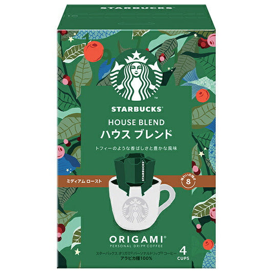 Nestlé Japan Starbucks Origami Personal Drip Coffee House Blend (9g x 4 bags) x 6 boxes [Ships from Japan] 