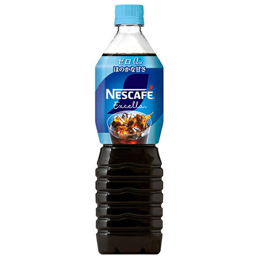 Nestle Japan Nescafé Excella Zero Bottled Coffee, 900ml PET Bottles x 12 [Ships from Japan] 
