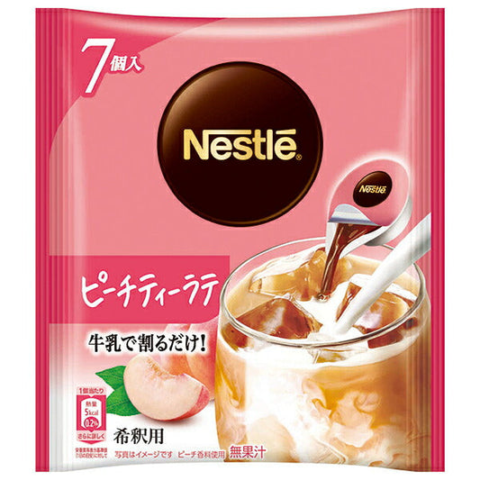 ネスレ日本 ネスレ ポーション ピーチティーラテ (11g×7P)×24袋入【日本出荷】