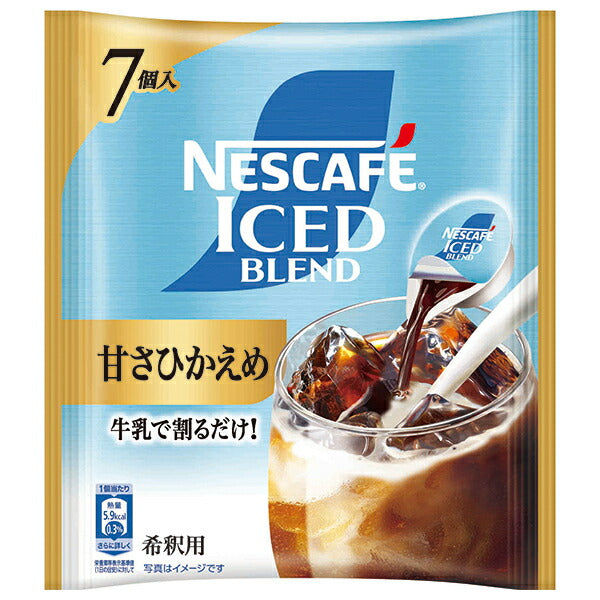 Nestlé Japan Nescafe Ice Blend Potion Moderately Sweet (11g x 7P) x 24 bags [Shipped in Japan]