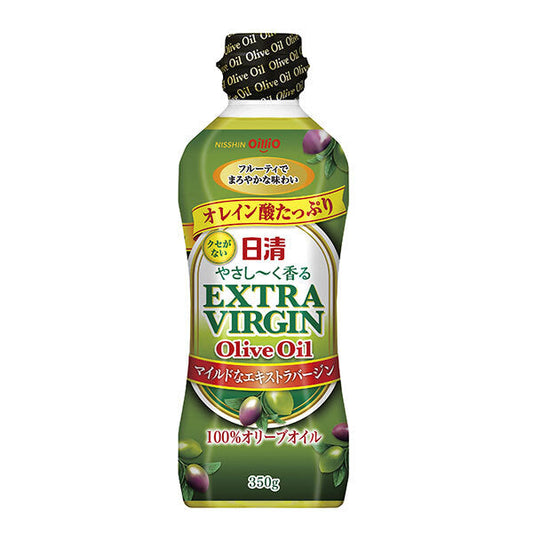 日清オイリオ 日清 やさし~く香る エキストラバージンオリーブオイル 350gペットボトル×10本入【日本出荷】