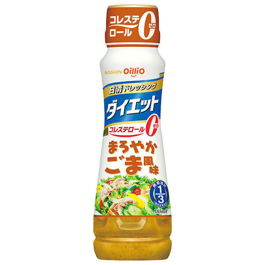日清オイリオ 日清ドレッシング ダイエット まろやかごま風味 185mlPET×12本入【日本出荷】