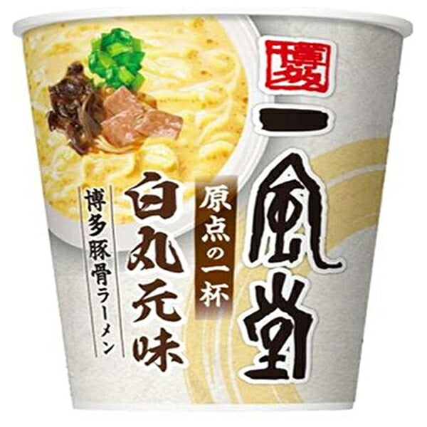 Watanabe Seimen Hakata Ippudo Shiromaru Motoaji 74g x 12 Cups [Ships from Japan]
