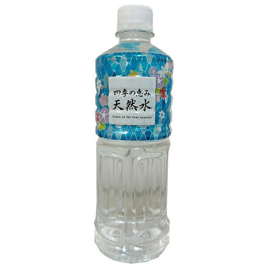Mitsuuroko Blessings of the Four Seasons Natural Water 550ml PET bottles x 24 pieces [Shipped in Japan]