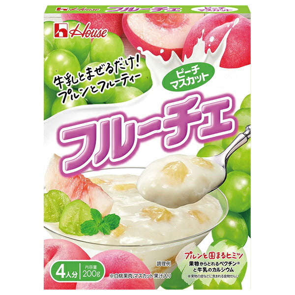 House Foods Fruche Peach Muscat 200g x 30 pieces [shipped in Japan]