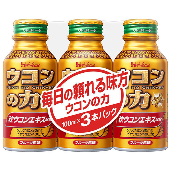 House Wellness Turmeric Power Turmeric Extract Drink 100ml Bottle Can x 30 [Shipped in Japan]