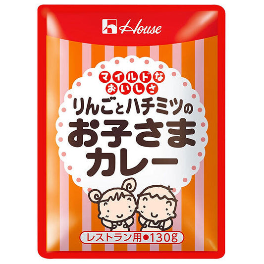 House Foods Apple and Honey Curry for Kids, 130g x 30 bags [Ships from Japan] 