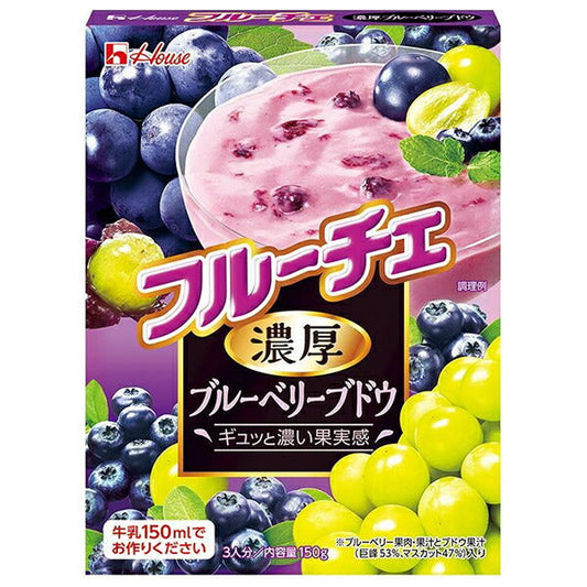 House Foods Fruitce Rich Blueberry Grape 150g x 30 pieces [Shipped in Japan]