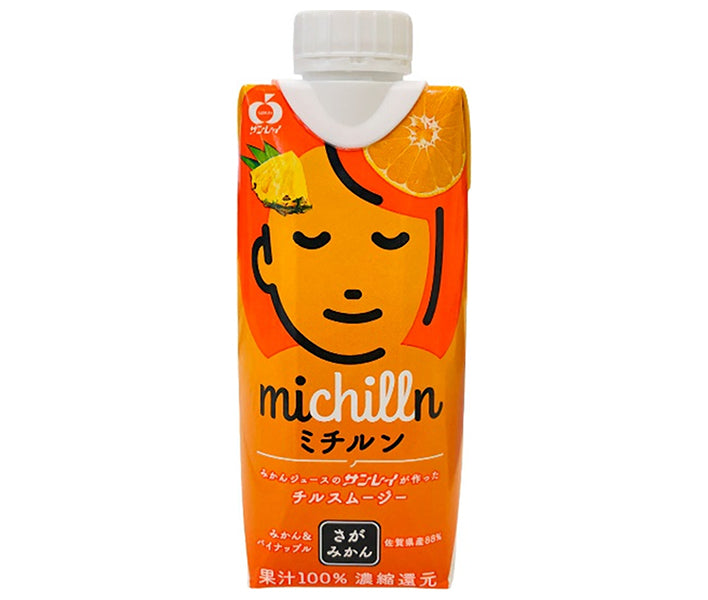 JA Beverage Saga Michirun 330ml Paper Carton x 12 Bottles [Ships from Japan] 