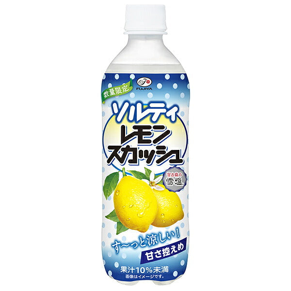 Fujiya Salty Lemon Squash 500ml plastic bottle x 24 pieces [shipped in Japan]