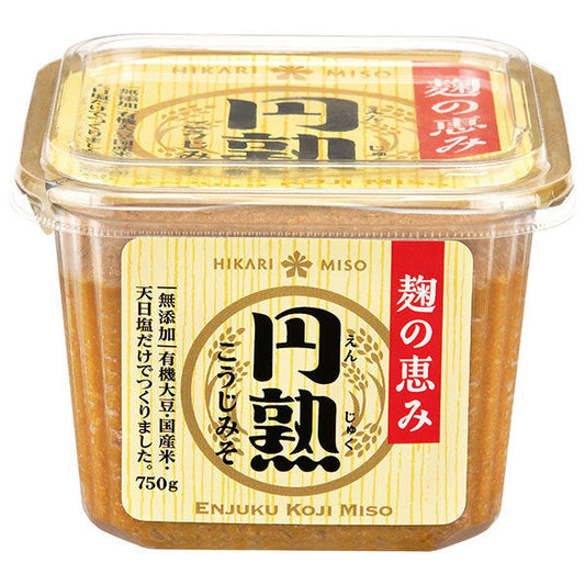 ひかり味噌 円熟 こうじみそ 750g×8個入【日本出荷】