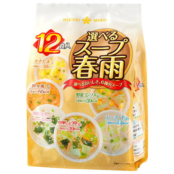 Hikari Miso Vermicelli with Choice of Soup, 12 servings x 8 bags [Ships from Japan] 