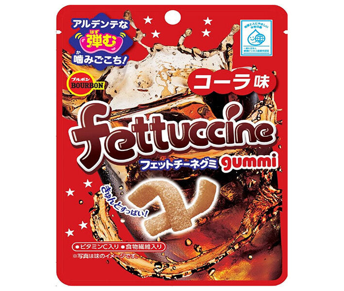 Bourbon Fettuccine Gummy Cola Flavor 50g x 10 pieces [Shipped in Japan]