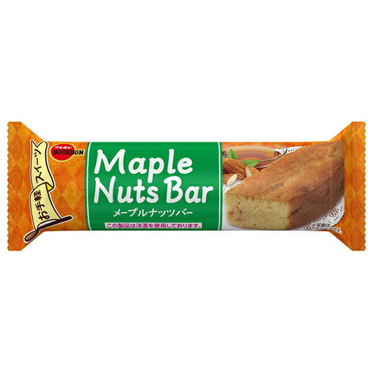 Bourbon Maple Nut Bar 1 piece x 9 bags [shipped in Japan]