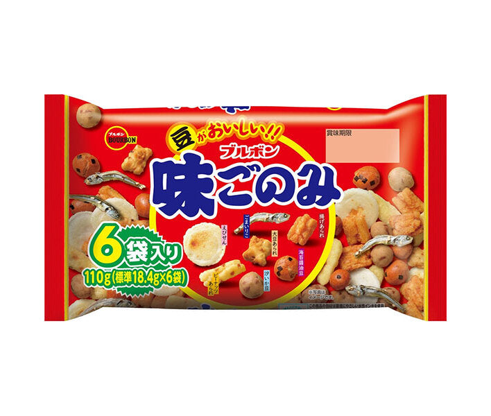 Bourbon Ajigonomi Family 110g Bag x 12 Bags [Ships from Japan] 