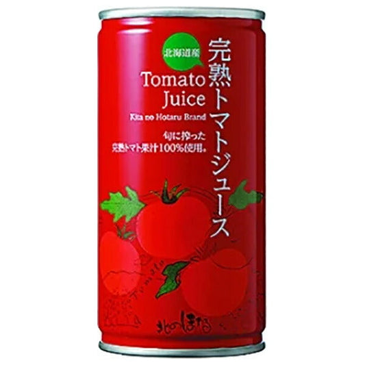 コーミ北のほたるファクトリー トマトジュース食塩無添加 190g缶×30本入【日本出荷】