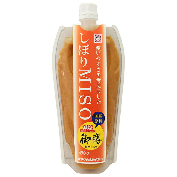 ヤマク食品 しぼりMISO 国産御膳 350g×10個入【日本出荷】