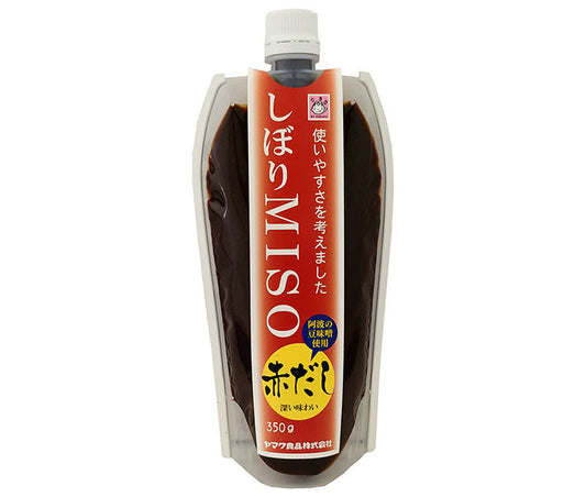 Yamaku Foods Shibori MISO Red Miso Soup, 350g x 10 bags [Ships from Japan] 