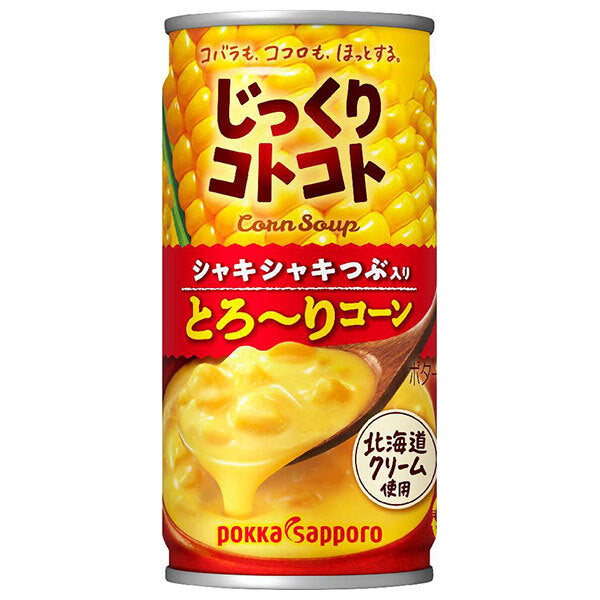 Pokka Sapporo Gikkuri Kotokoto Melty Corn 190g can x 30 pieces [Shipped in Japan]