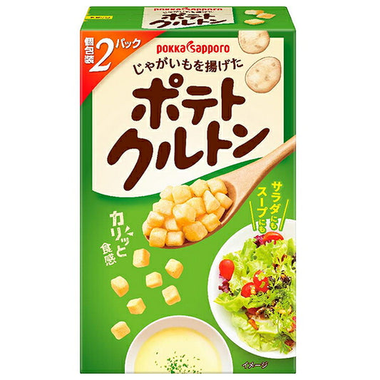 Pokka Sapporo Fried Potato Croutons 12.0g (2P) x 30 pieces [Shipped in Japan]