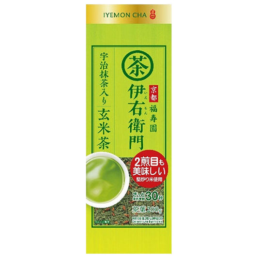宇治の露製茶 伊右衛門 抹茶入り玄米茶 200g×12袋入【日本出荷】