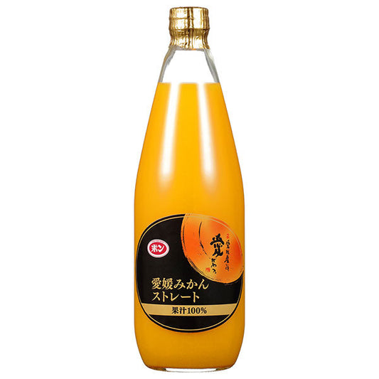 えひめ飲料 POM 愛媛みかん ストレート 780ml瓶×6本入【日本出荷】