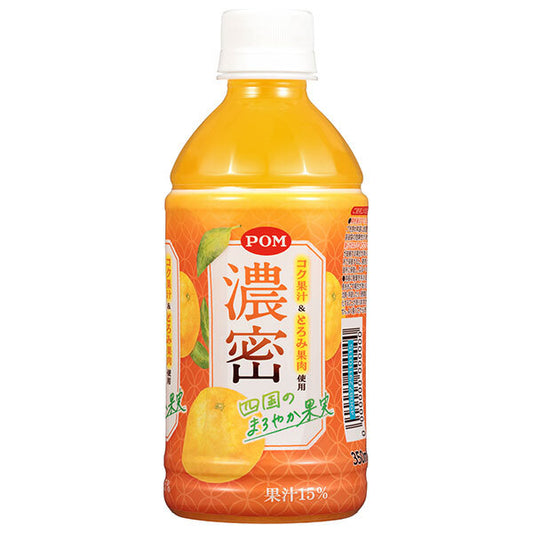 POM Rich Mellow Shikoku Fruit Blend Beverage 350ml PET Bottles x 24 [Ships from Japan]