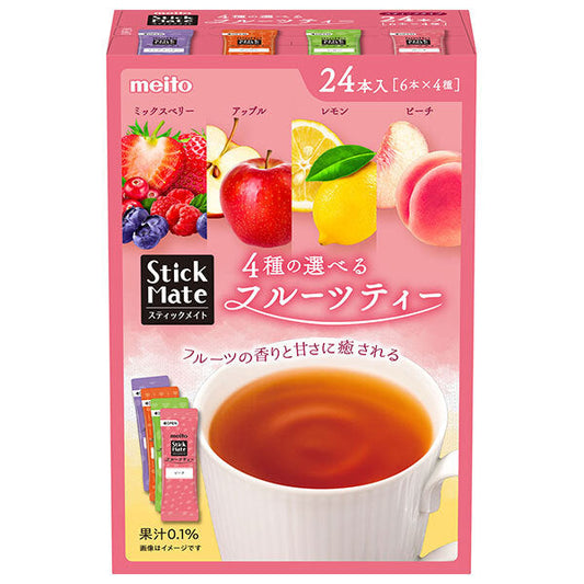 meito スティックメイトフルーツアソート 24P×6箱入【日本出荷】