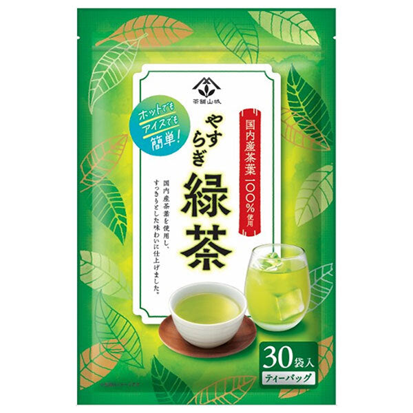 Yamashiro Bussan Yasuragi Green Tea 90g (30 bags) x 20 bags [shipped in Japan]