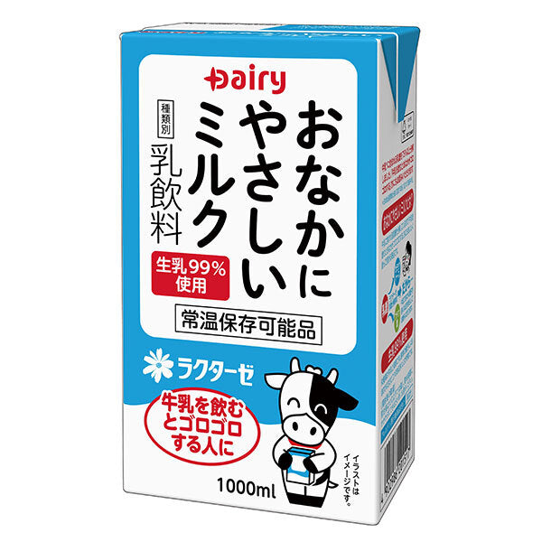 Minami-Nippon Dairy Cooperative Dairy Gentle-on-the-Stomach Milk 1L Paper Cartons x 12 (6 x 2) [Ships from Japan]